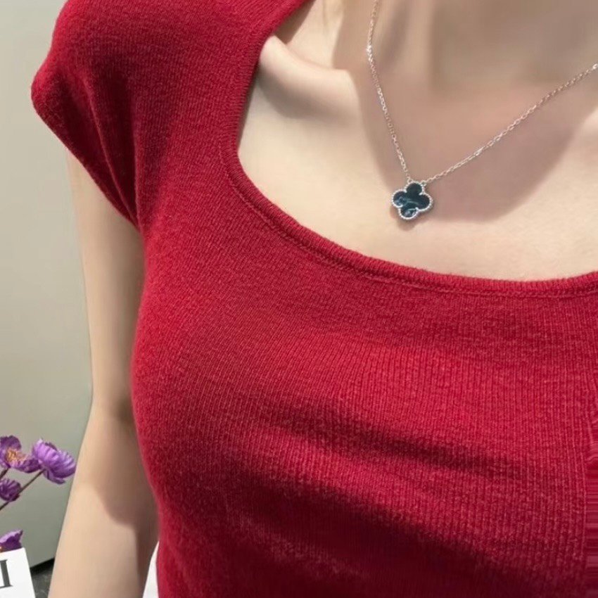 반클리프 아펠 빈티지 알함브라 피터사이트 클로버 목걸이 - 이미지 2