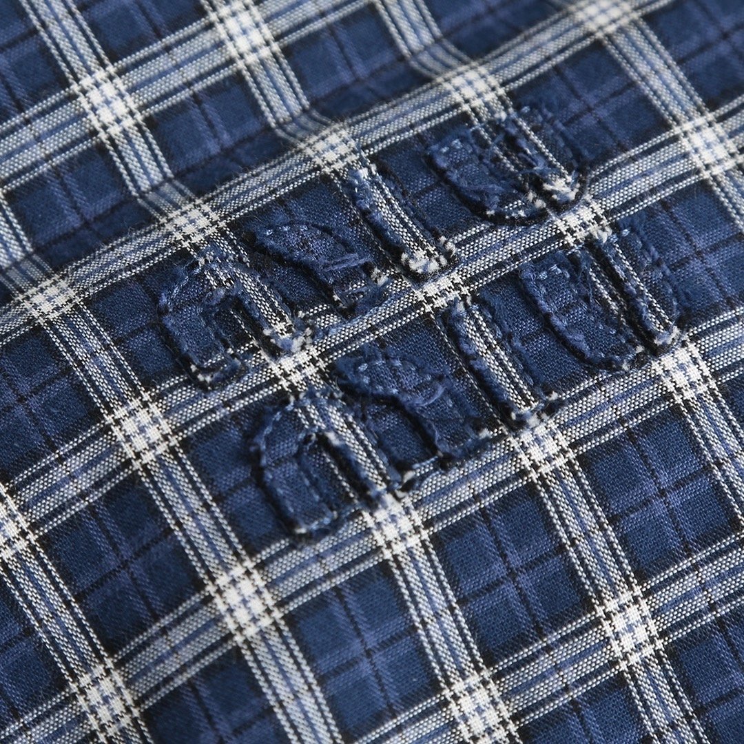 미우미우 리버서블 Flannel 플란넬 다운 재킷 - 이미지 14