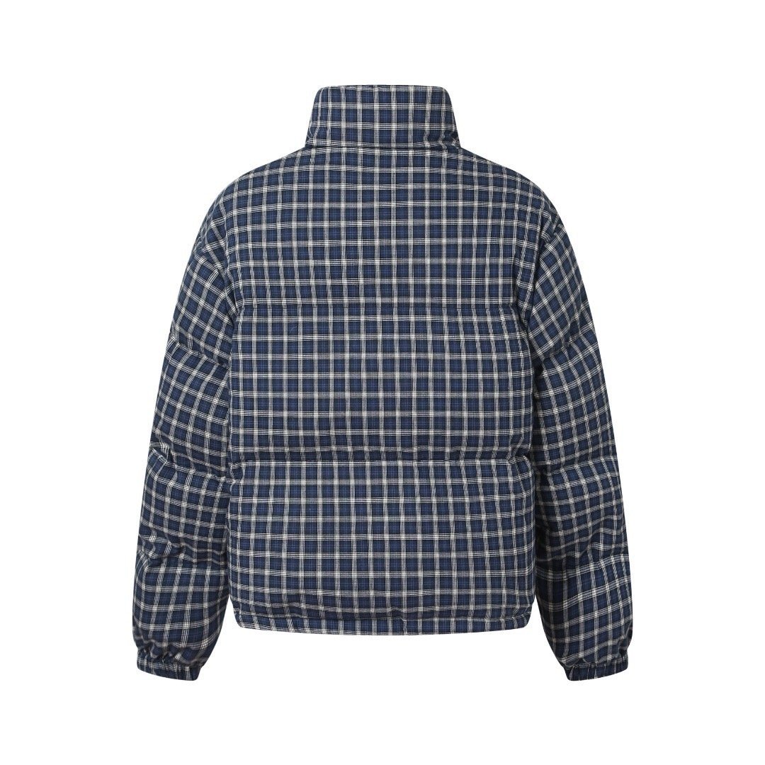 미우미우 리버서블 Flannel 플란넬 다운 재킷 - 이미지 2